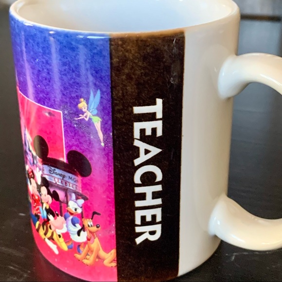 Vintage Walt Disney World TEACHER Ceramic Mug - Picture 4 of 13